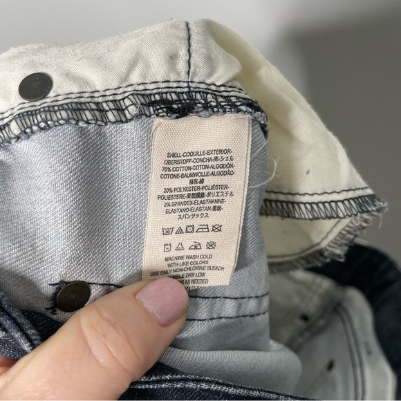 Free People Floral Bali Flare Leg Jeans Low Rise Stretchy In Miami Night Size 28 - Picture 10 of 10